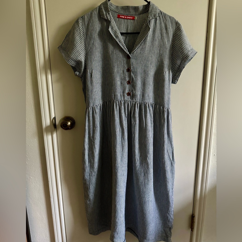 Pyne and Smith No. 30 Dress - Cosette Stripe - Medium
